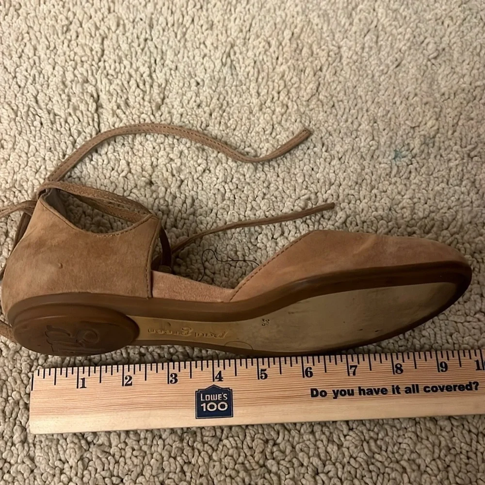 🥿Paul Green Lydia Suede Ankle Wrap Flats UK 3.5 US size 5 tan beige Austria